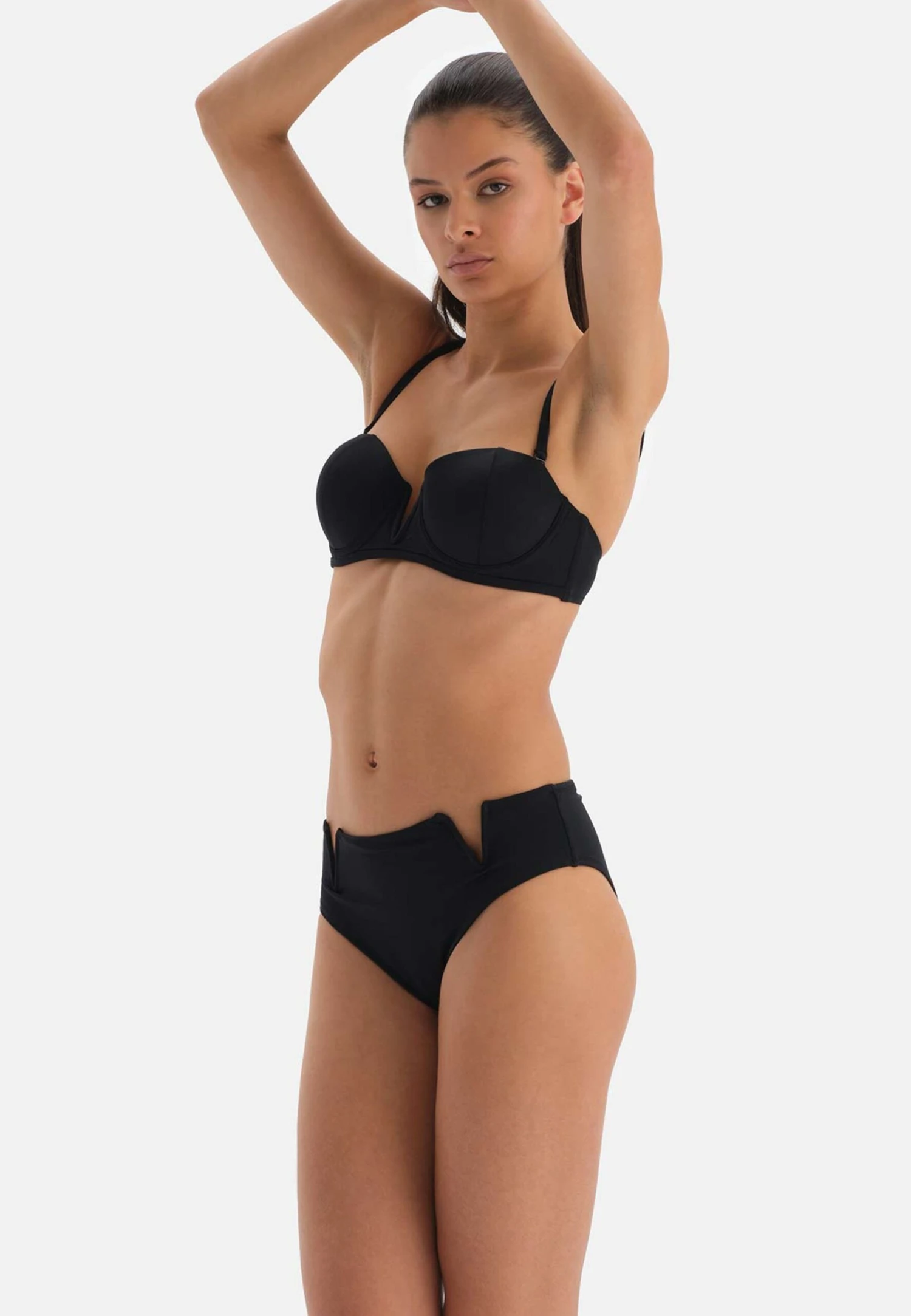 Retro - Top De Bikini - Black - Imagen 4