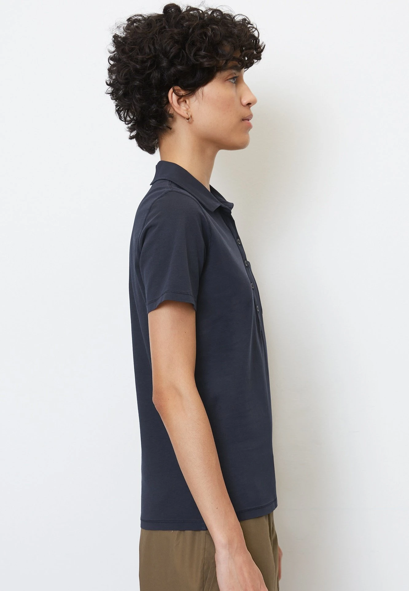 Marc O'Polo Kurzarm- Polo - Deep Blue Sea - Imagen 4