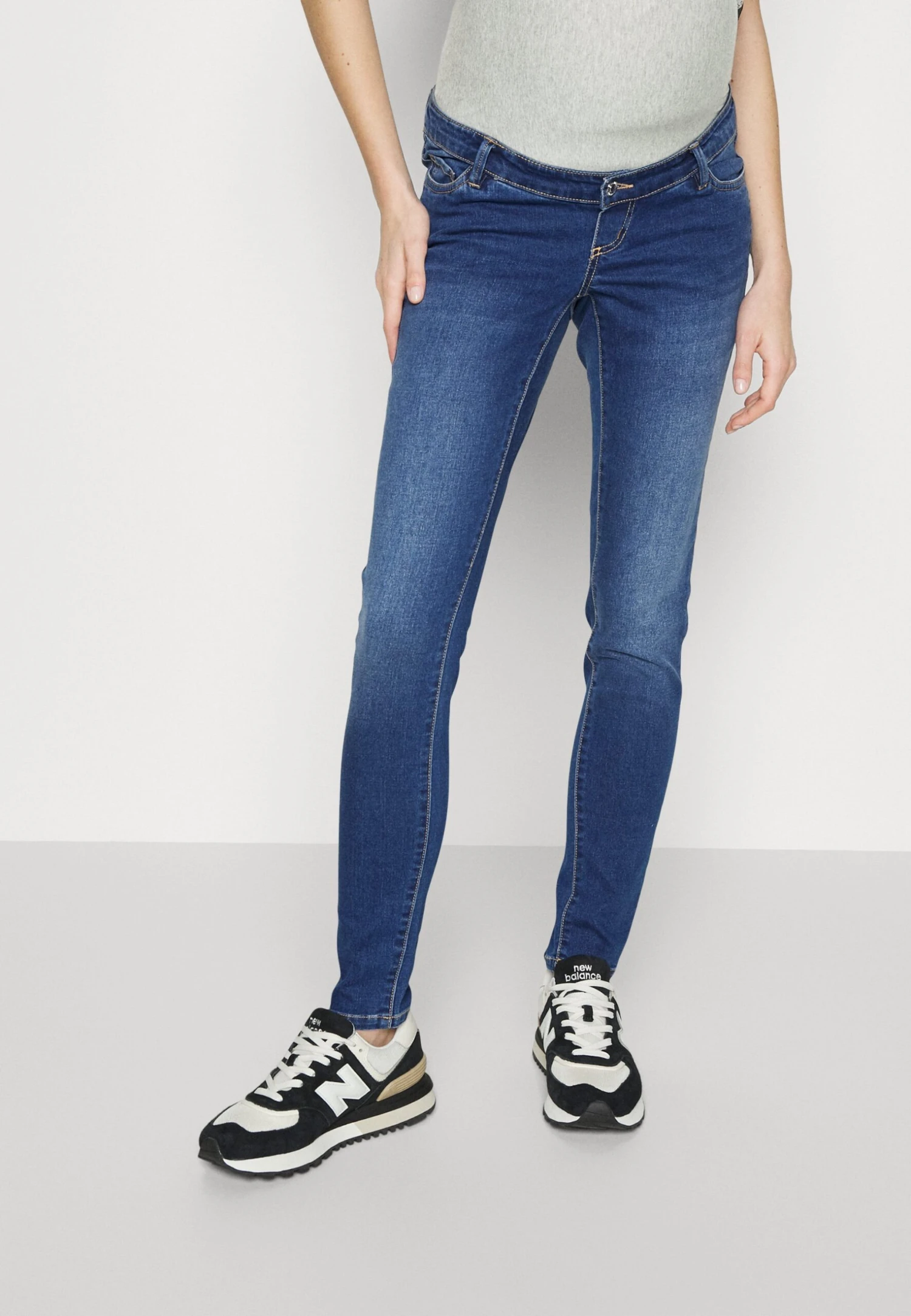 Vmmzia Bumpband - Vaqueros Slim Fit - Medium Blue Denim - Imagen 5