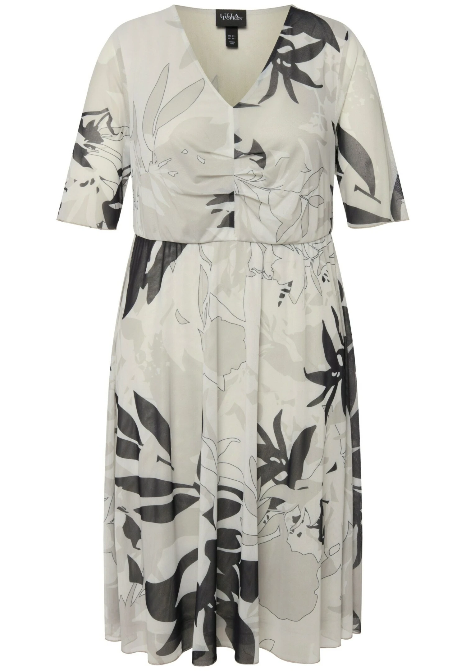 Ulla Popken Vestido Informal - Black - Imagen 5