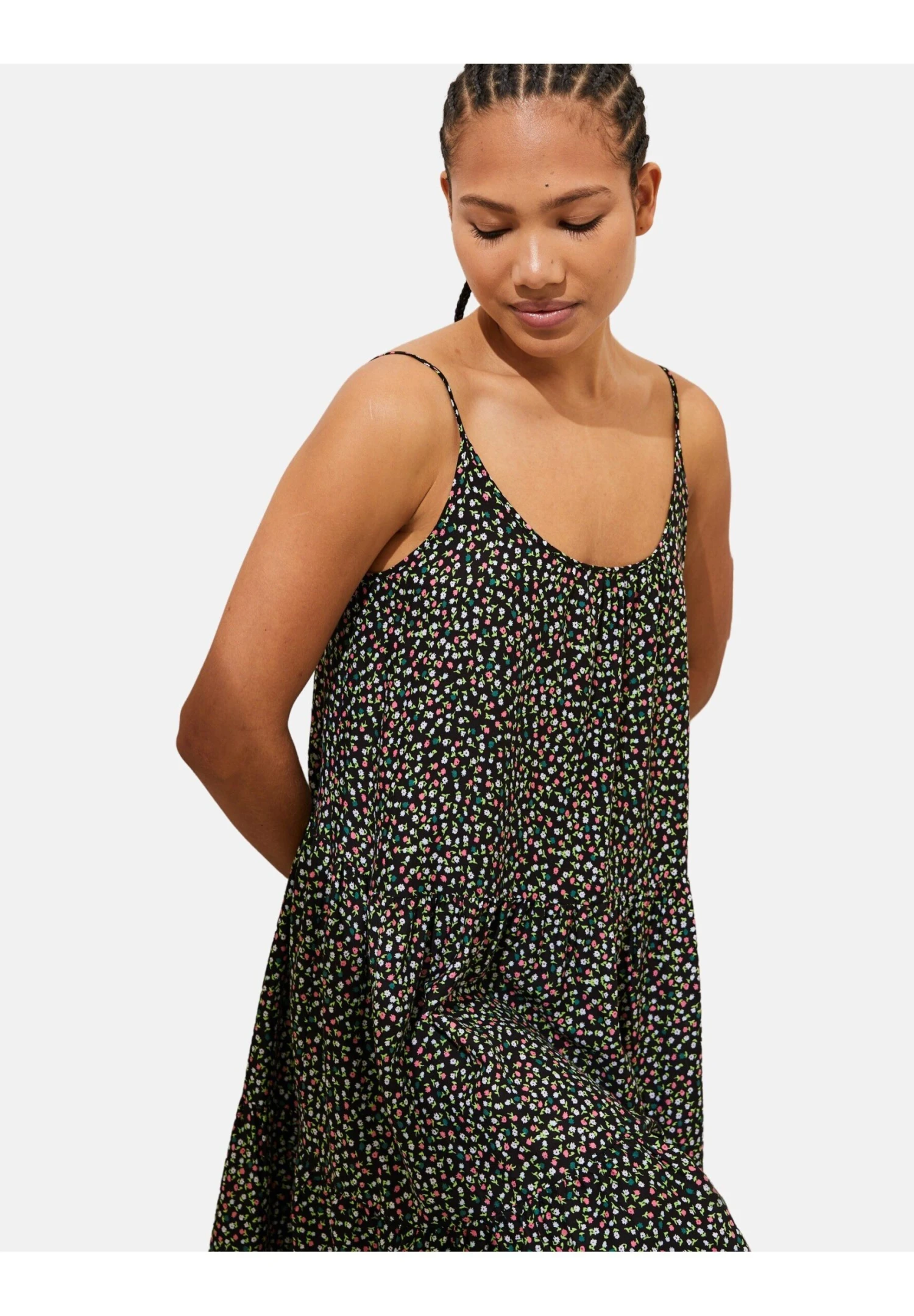 Marks & Spencer 2 Pack Tiered Mini - Vestido Informal - Black Mix - Imagen 3