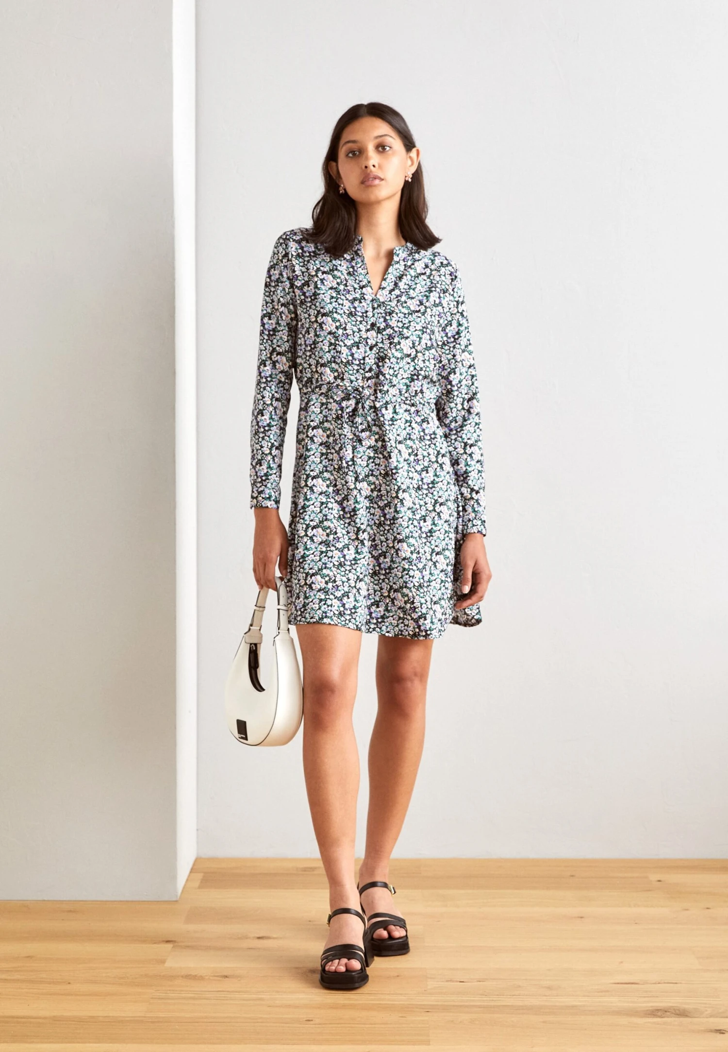 ONLY Vestido Informal - Black/Aura - Imagen 2