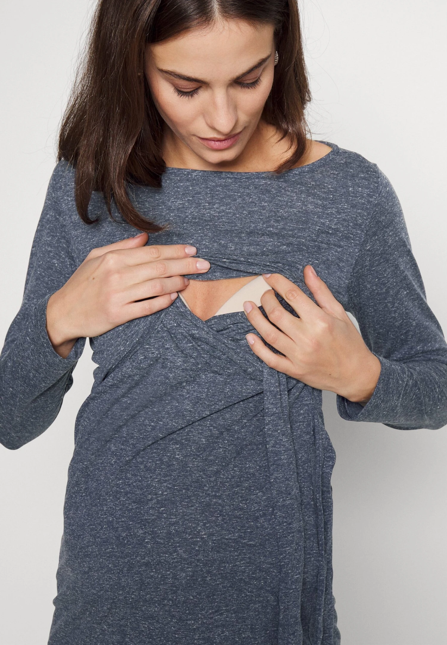 Mamalicious Mlvenice June Dress - Vestido Ligero - Dark Blue - Imagen 7