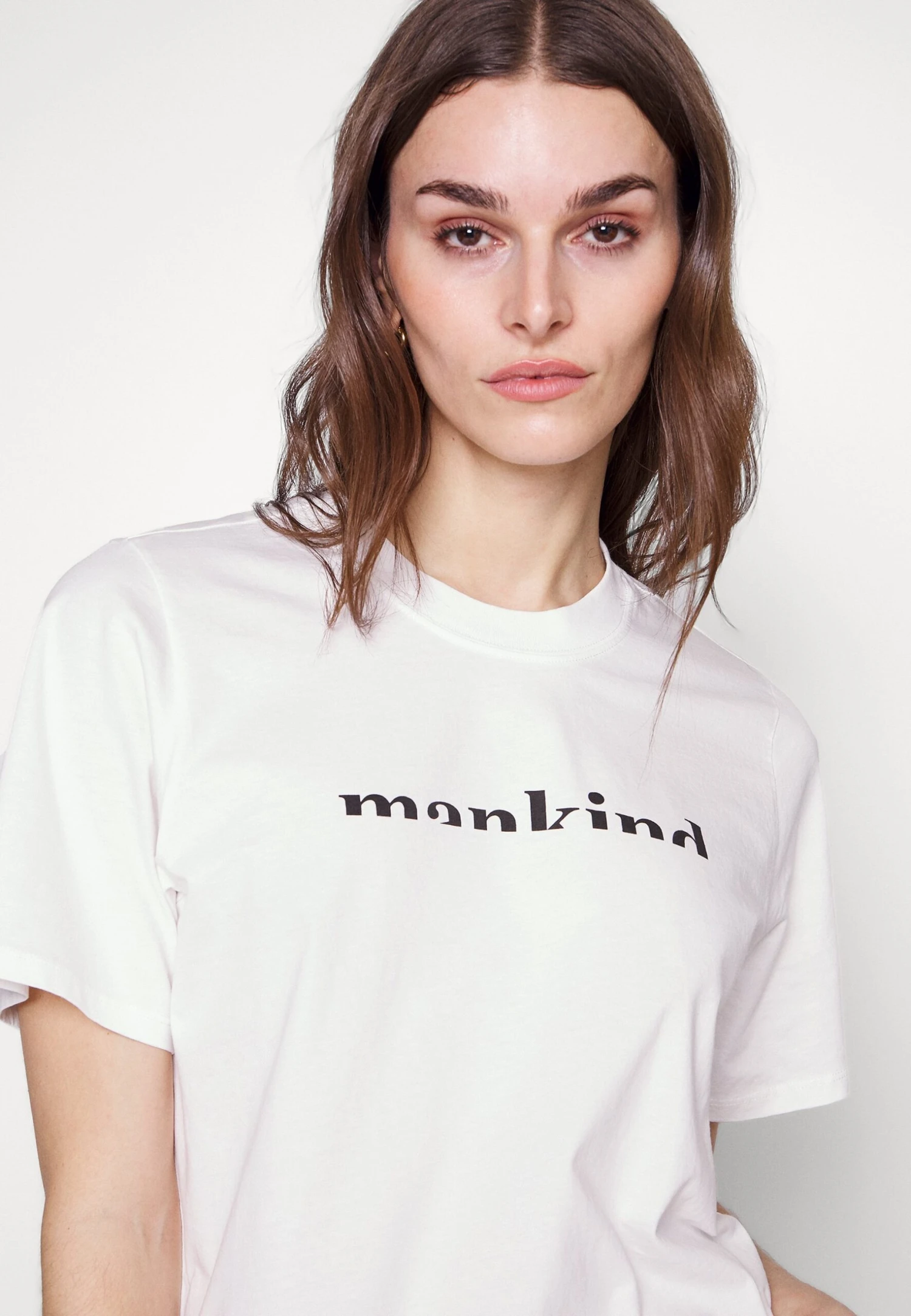 7 For All Mankind Mankind Tee- Camiseta Estampada - White - Imagen 5