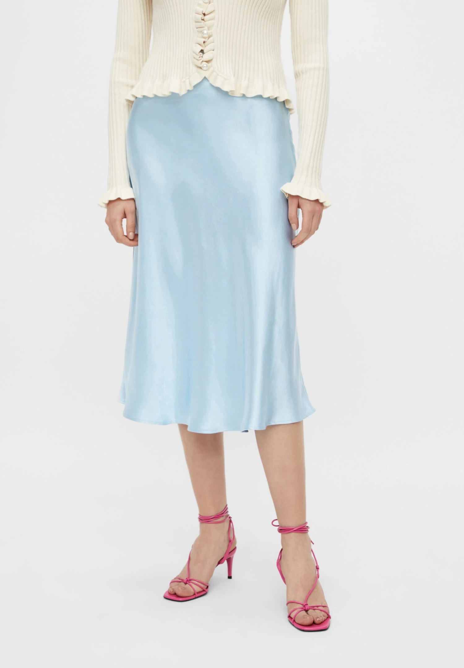 Yaspastella Hw Noos - Falda Acampanada - Whispy Blue