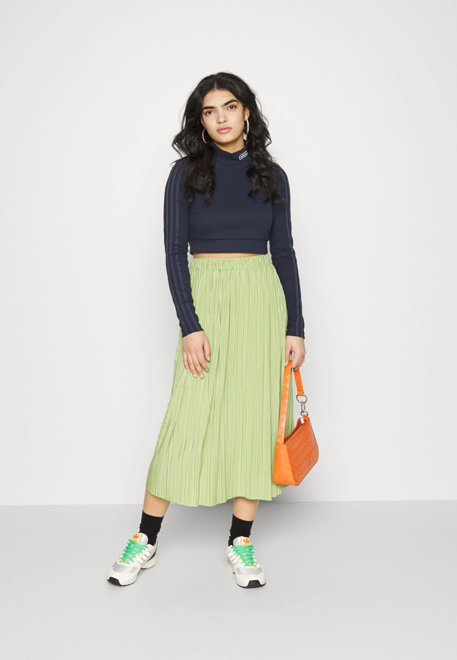 Adidas Originals Cropped - Camiseta De Manga Larga - Legend Ink - Imagen 7