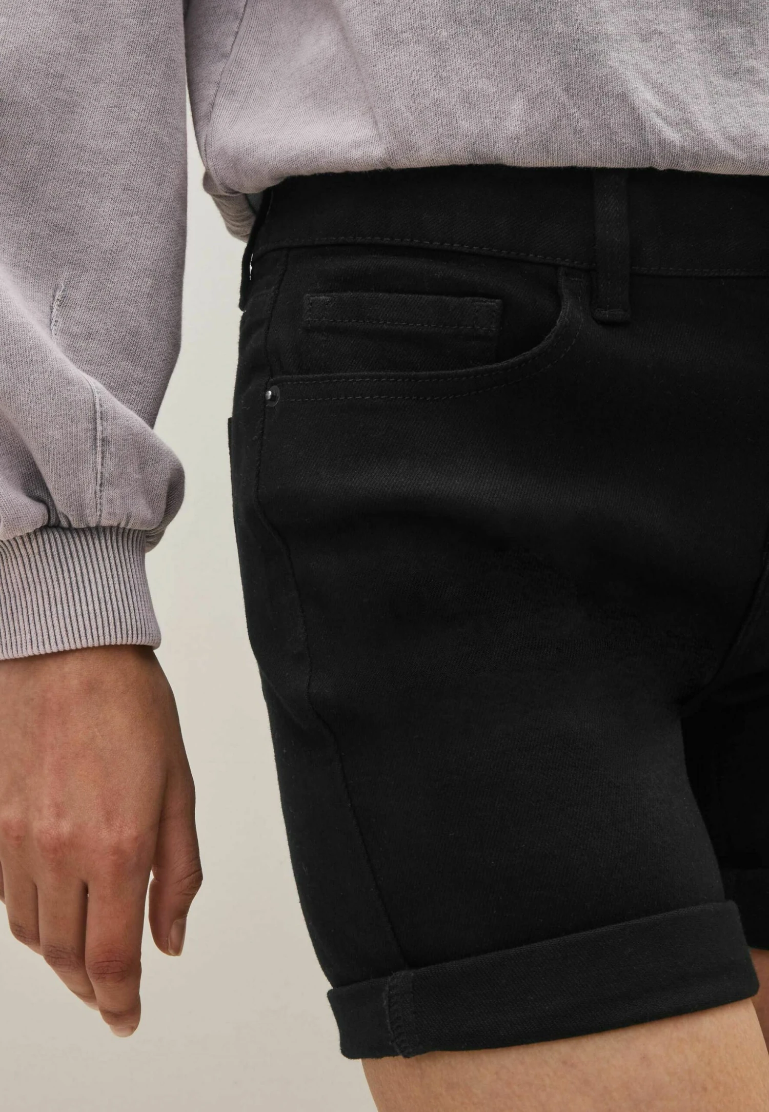 Next Shorts Vaqueros - Black - Imagen 3