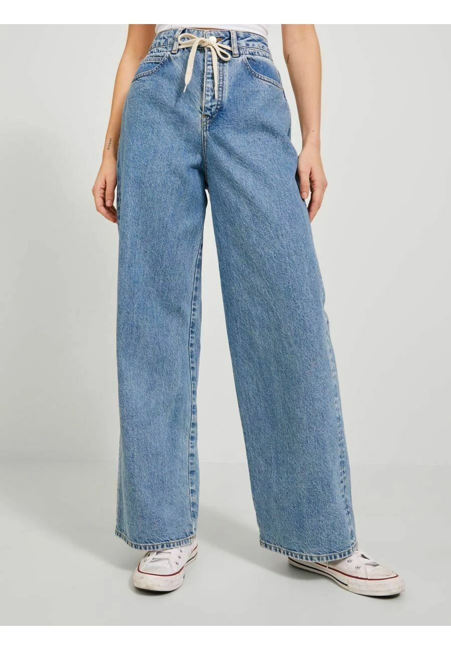 JJXX Wide Jxalva - Vaqueros Boyfriend - Light Blue Denim