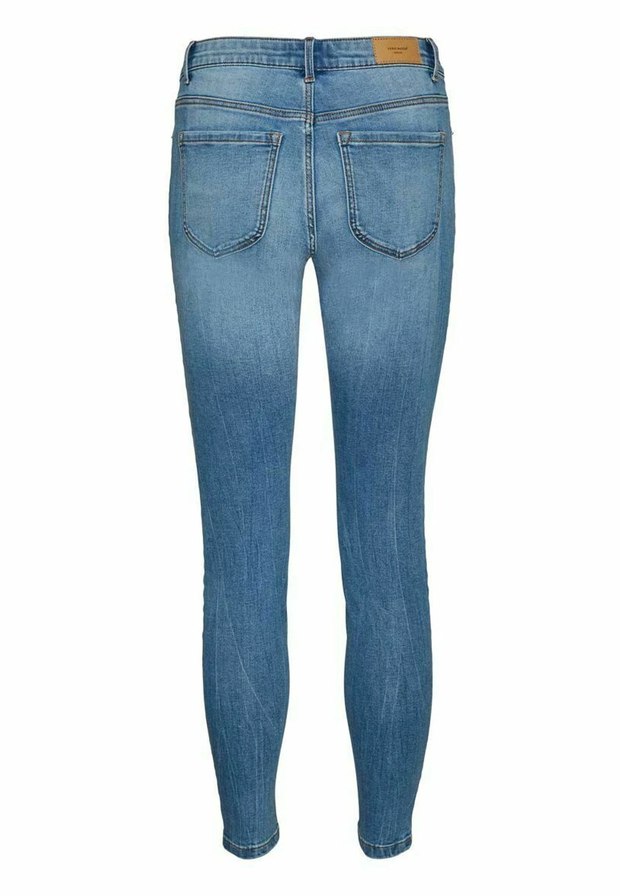 Vero Moda Vaqueros Pitillo - Light Blue Denim - Imagen 6