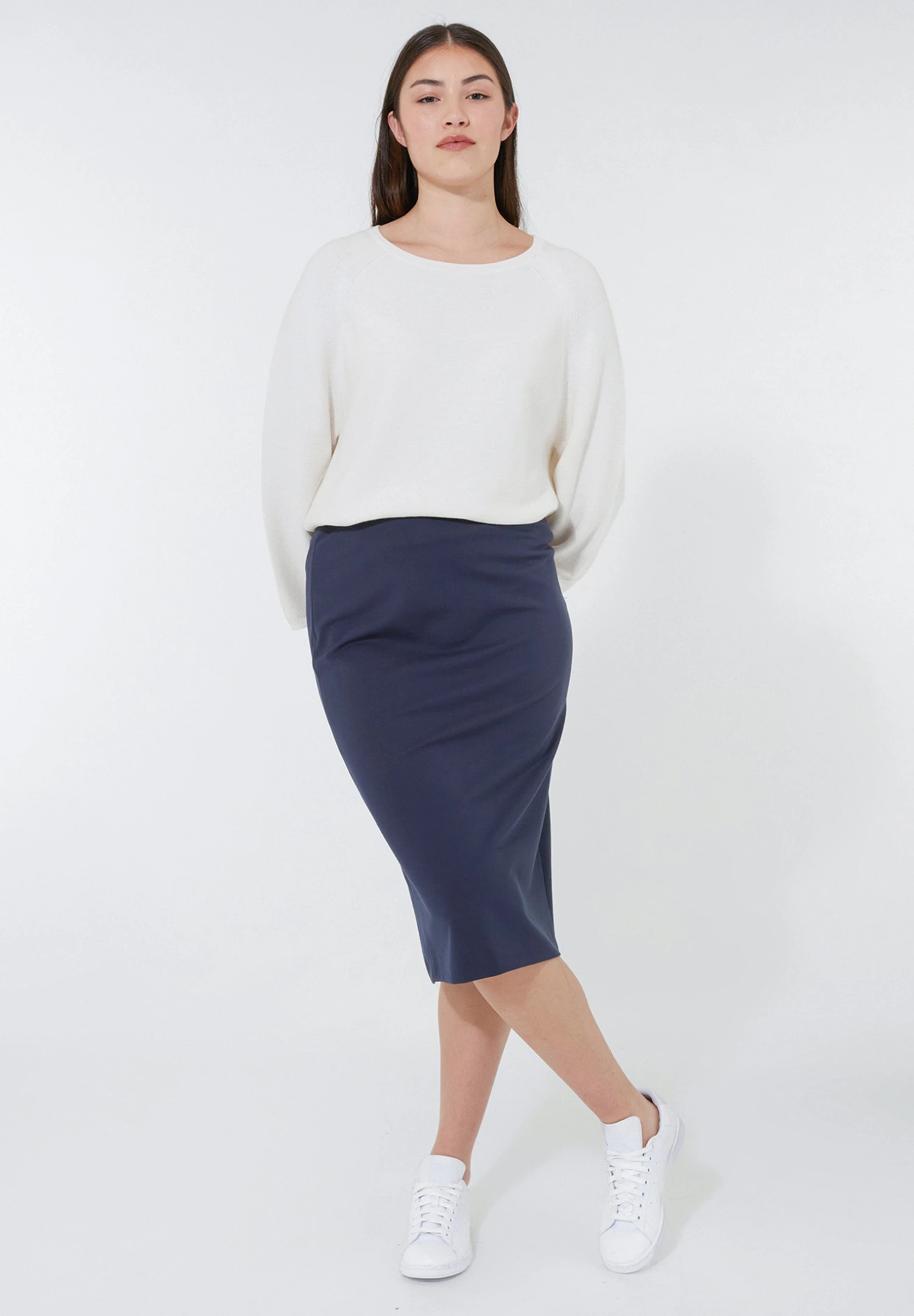 ELENA MIRO In Punto Milano - Falda De Tubo - Blu - Imagen 2