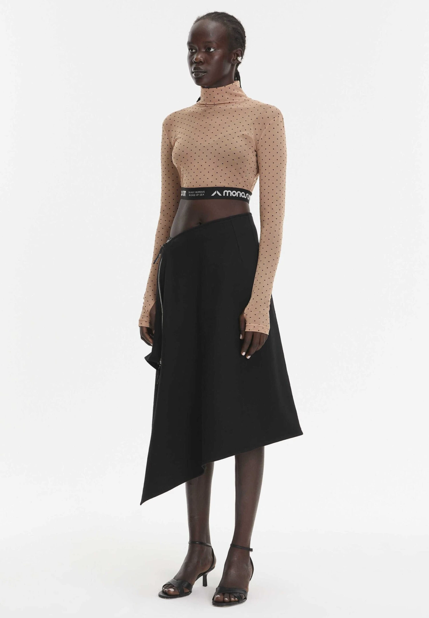 Camiseta De Manga Larga - Beige Dots - Imagen 5