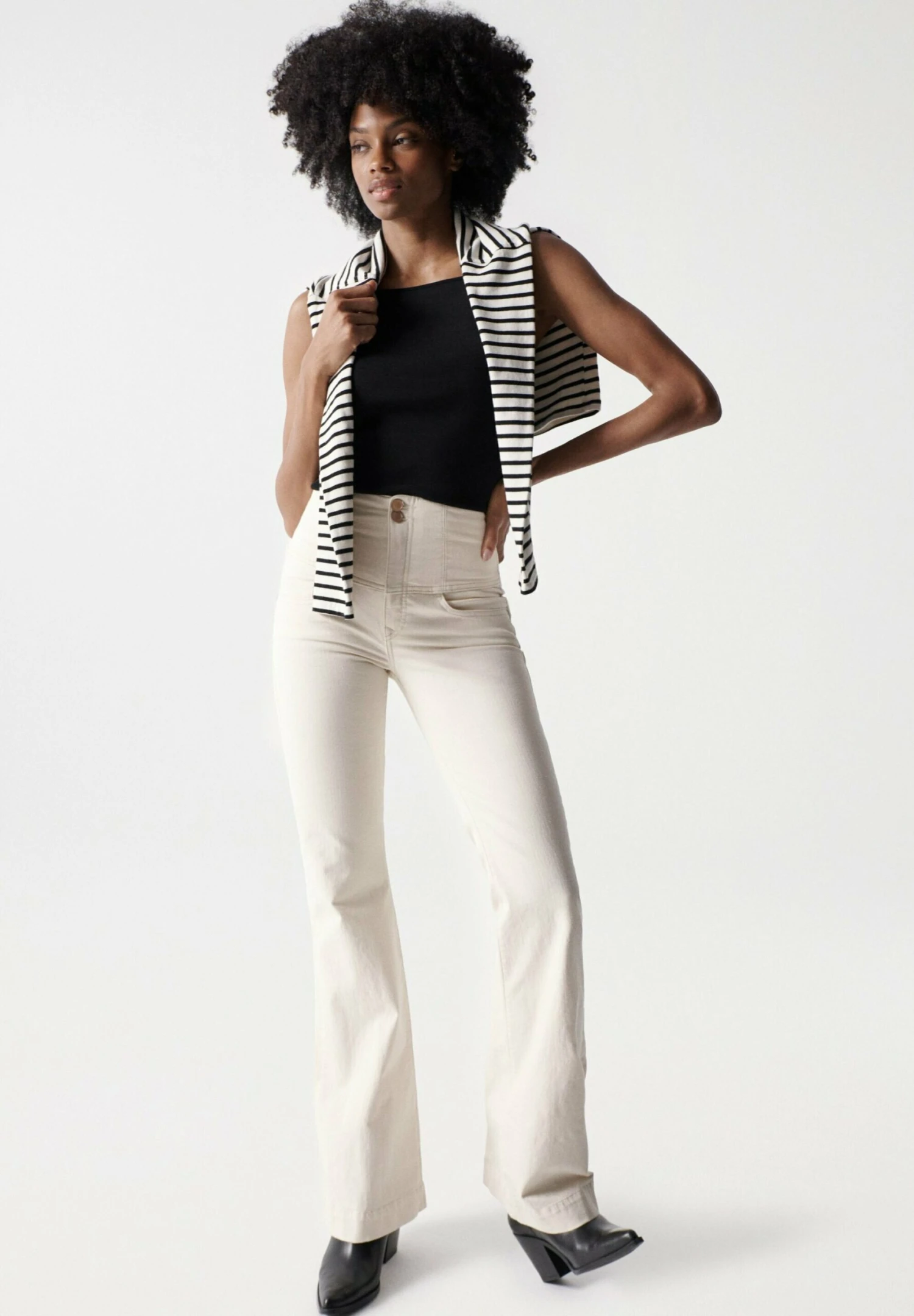 Diva Slimming Flare - Vaqueros Bootcut - Perle_010 - Imagen 2