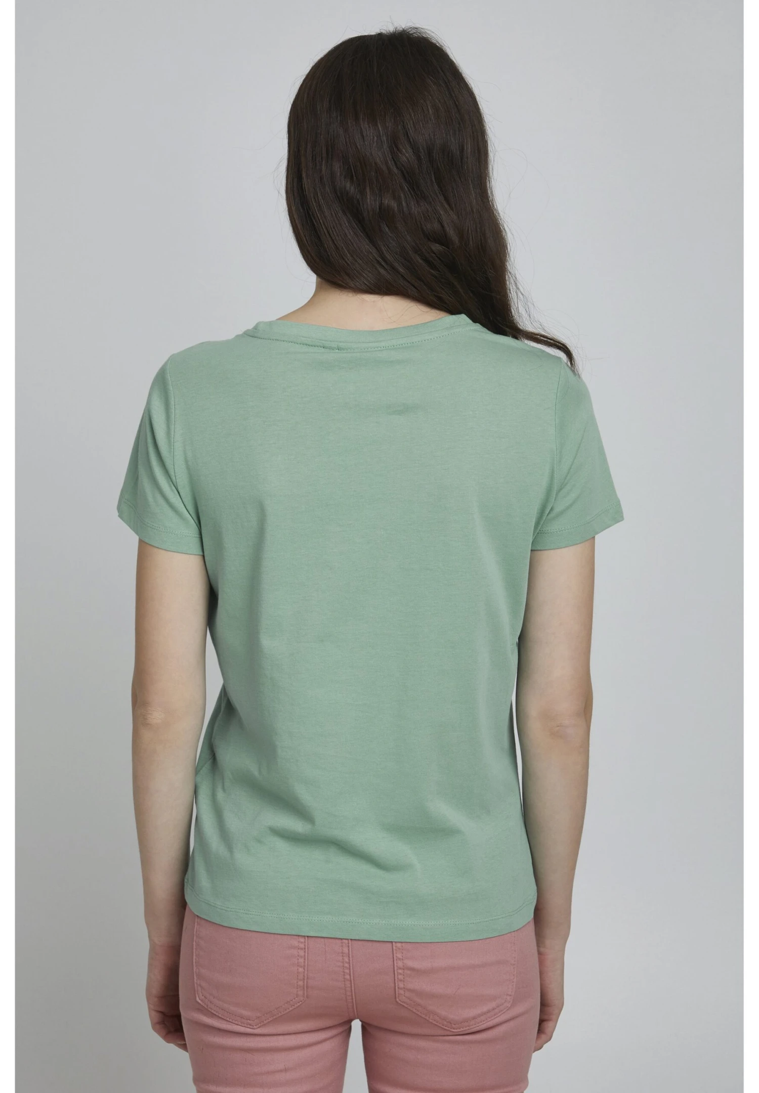Fransa Frfefresh - Camiseta Estampada - Malachite Green Mix - Imagen 3