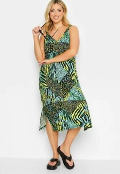 Mixed Animal Print- Complementos De Playa - Green