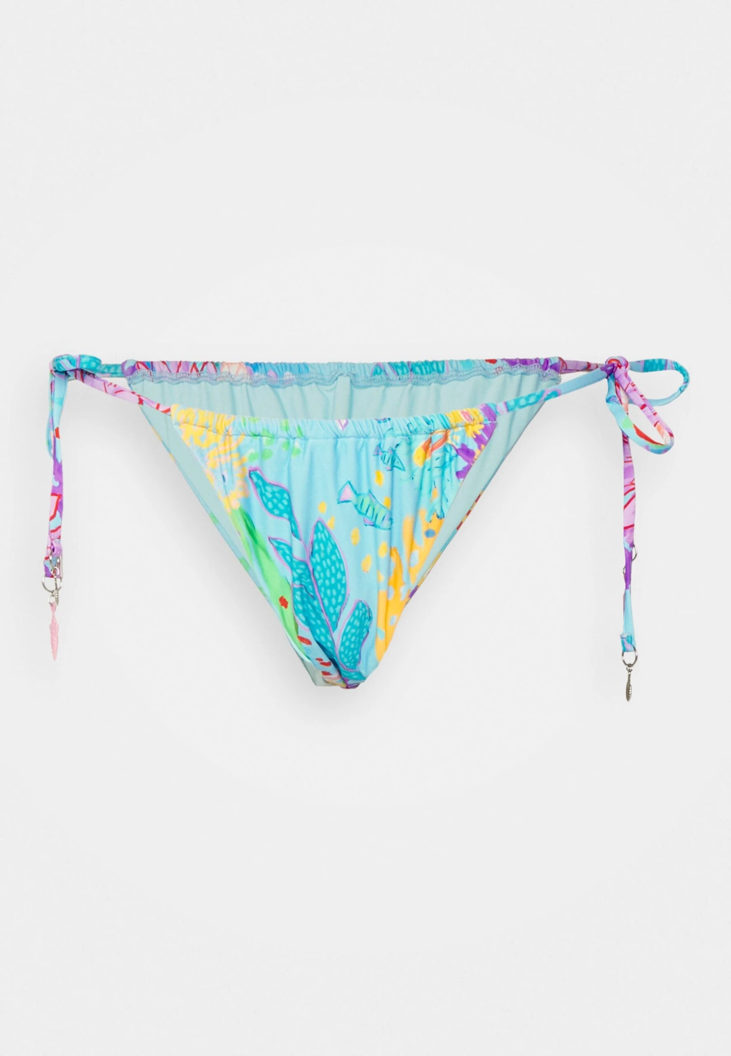 Seafolly Under The Sea Drawstringtie Side Rio Pant - Braguita De Bikini - Blue Mist - Imagen 4