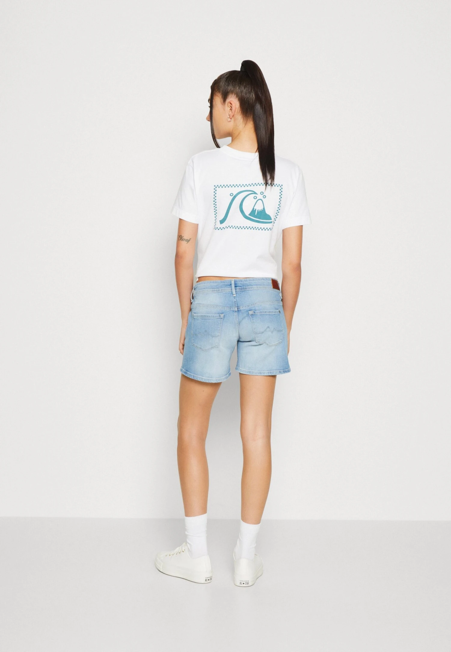Pepe Jeans Siouxie - Shorts Vaqueros - Denim - Imagen 3