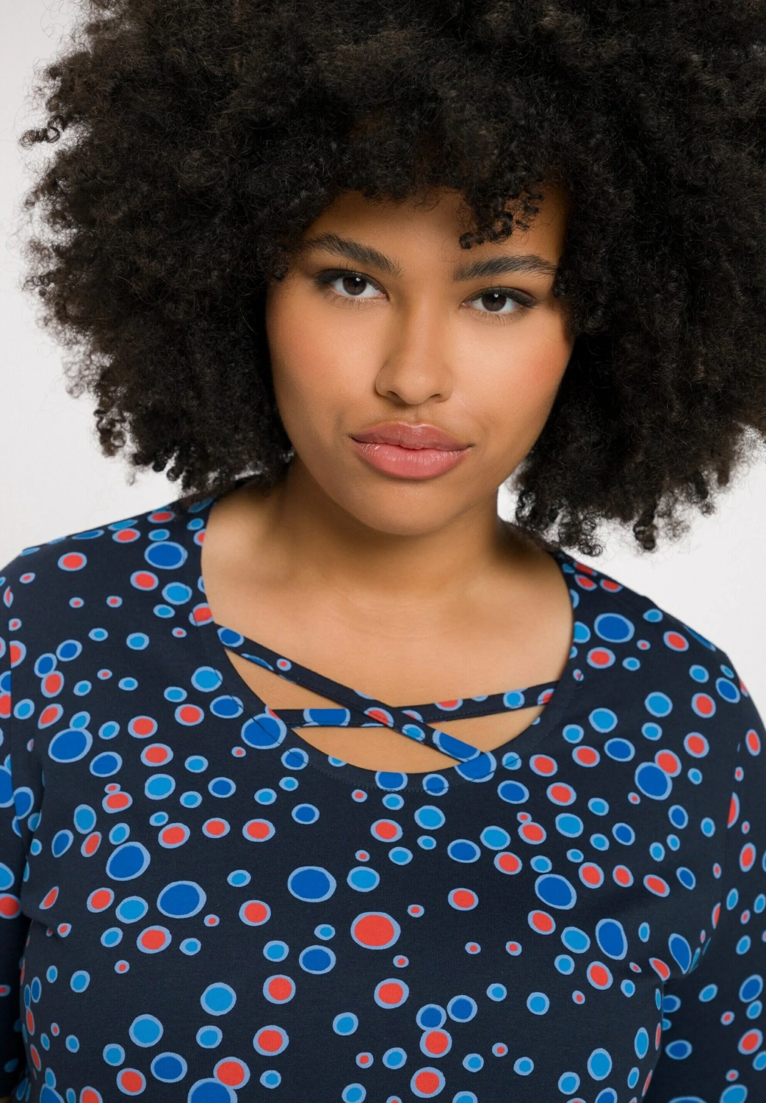 Ulla Popken Camiseta Estampada - Bleu Marine - Imagen 3