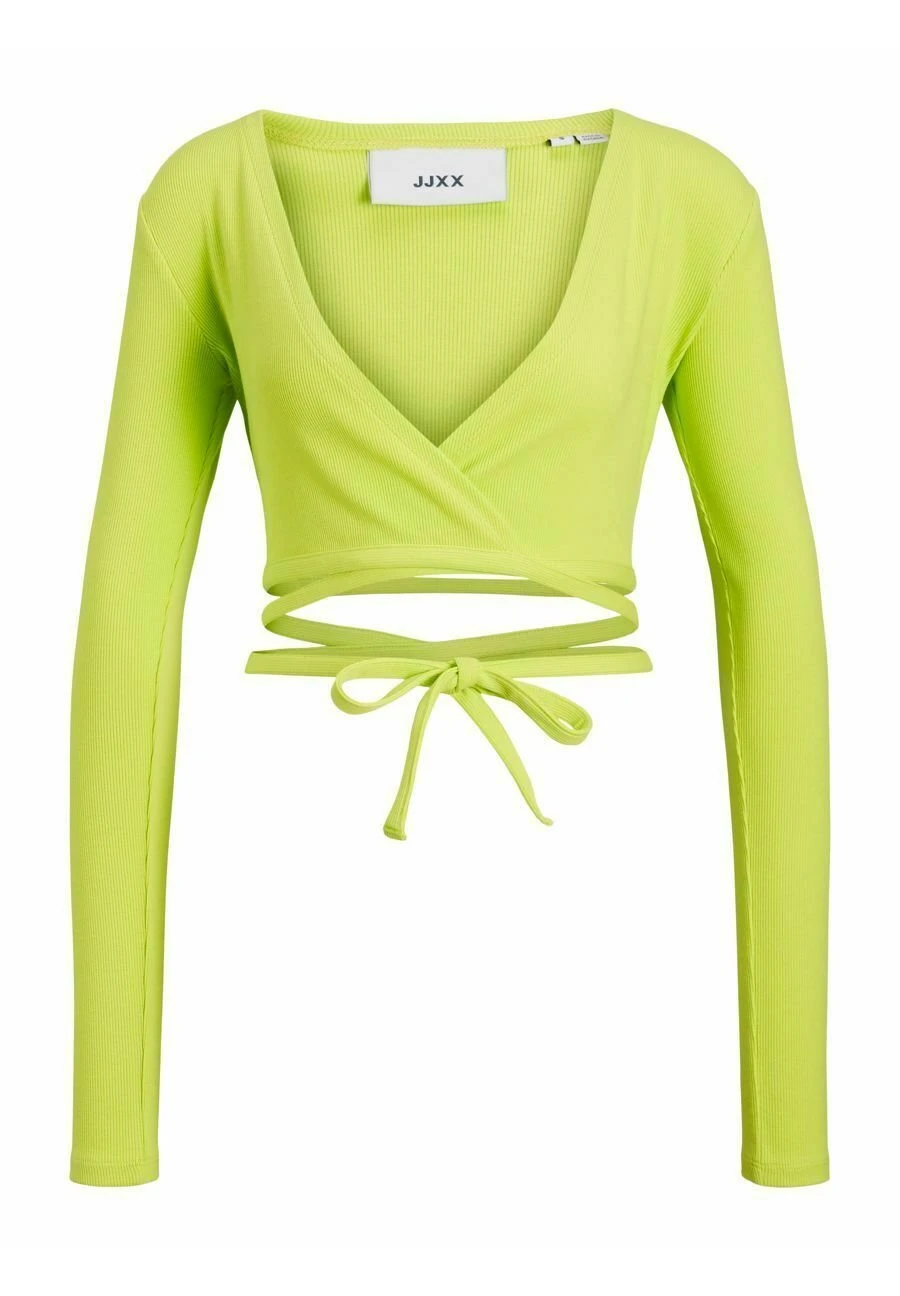 JJXX Jx Frances Wrap - Camiseta De Manga Larga - Lime Punch - Imagen 5