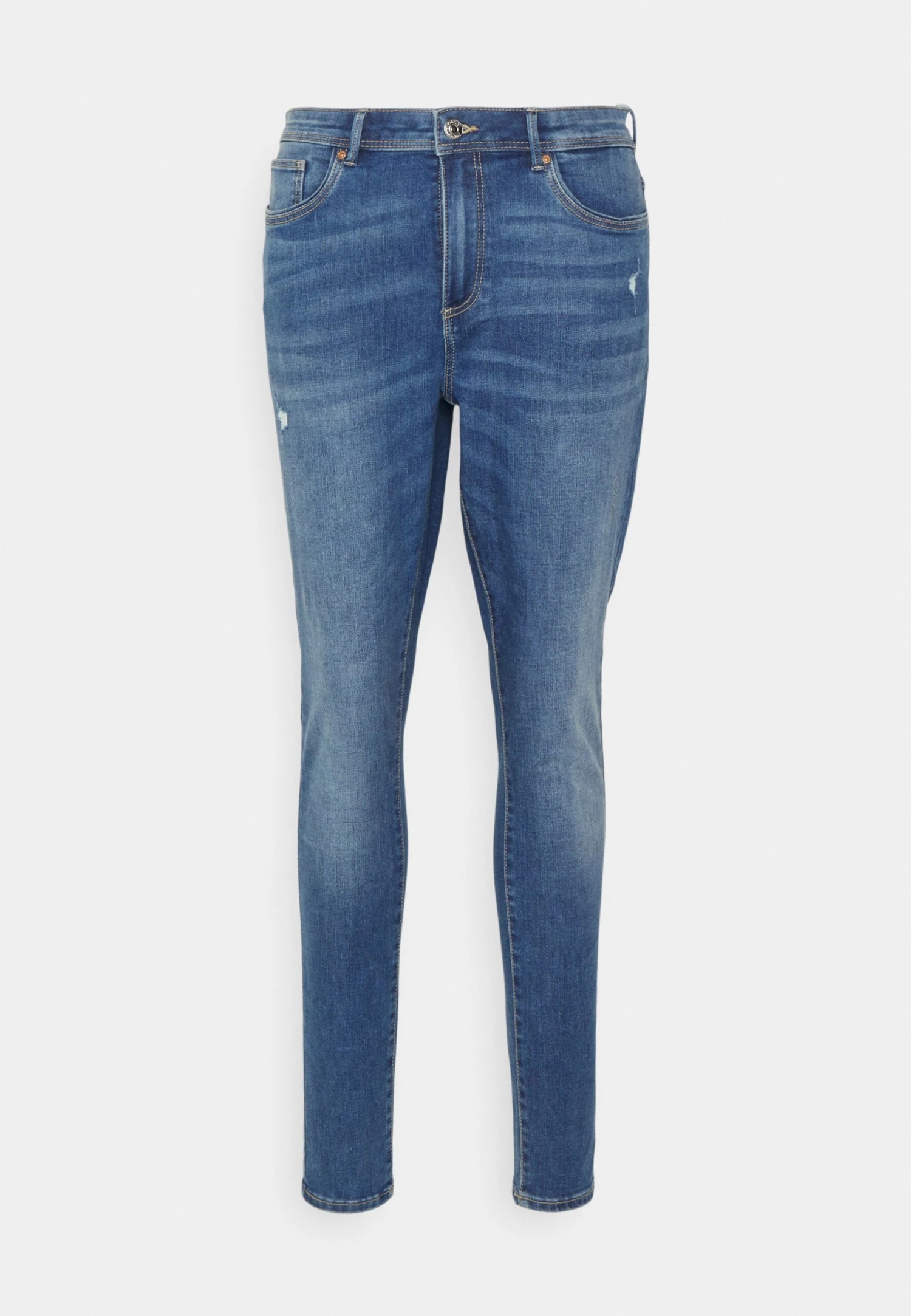 Oncwauw Mid Skinny- Vaqueros Pitillo - Medium Blue Denim - Imagen 6