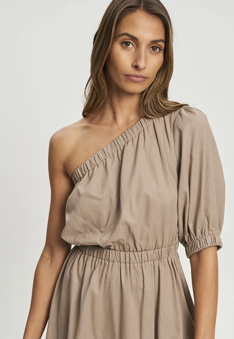 Calli Candy Mini- Vestido Informal - Taupe - Imagen 5