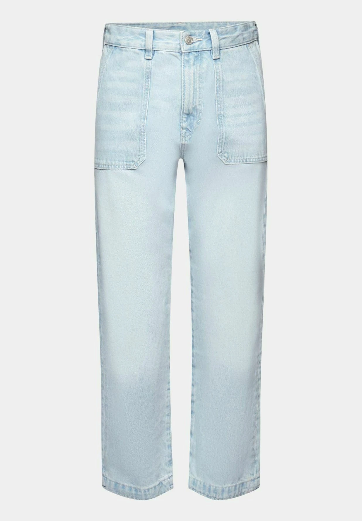 ESPRIT In Dad-Passform Aus Nachhaltigem- Vaqueros Rectos - Blue Bleached - Imagen 7