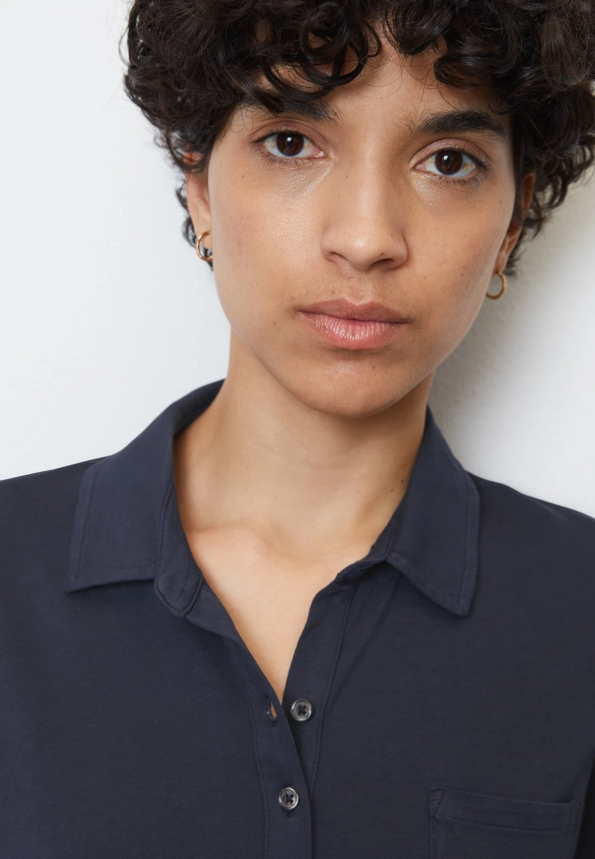 Marc O'Polo Kurzarm- Polo - Deep Blue Sea - Imagen 5