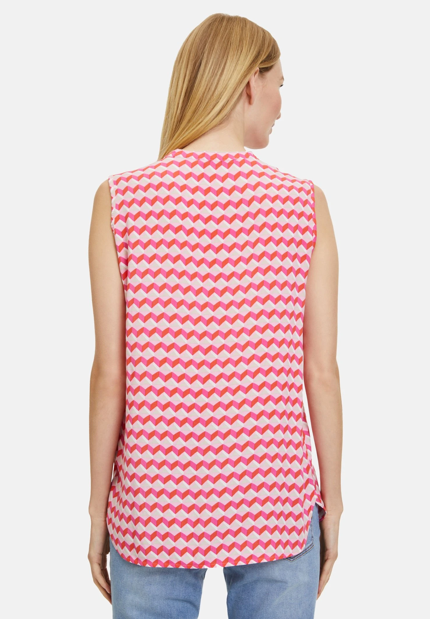 Betty Barclay Mit Knopfleiste - Top - Rose/Cream - Imagen 3