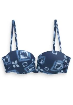 Next Shaping Padded Standard - Top De Bikini - Navy Aztec