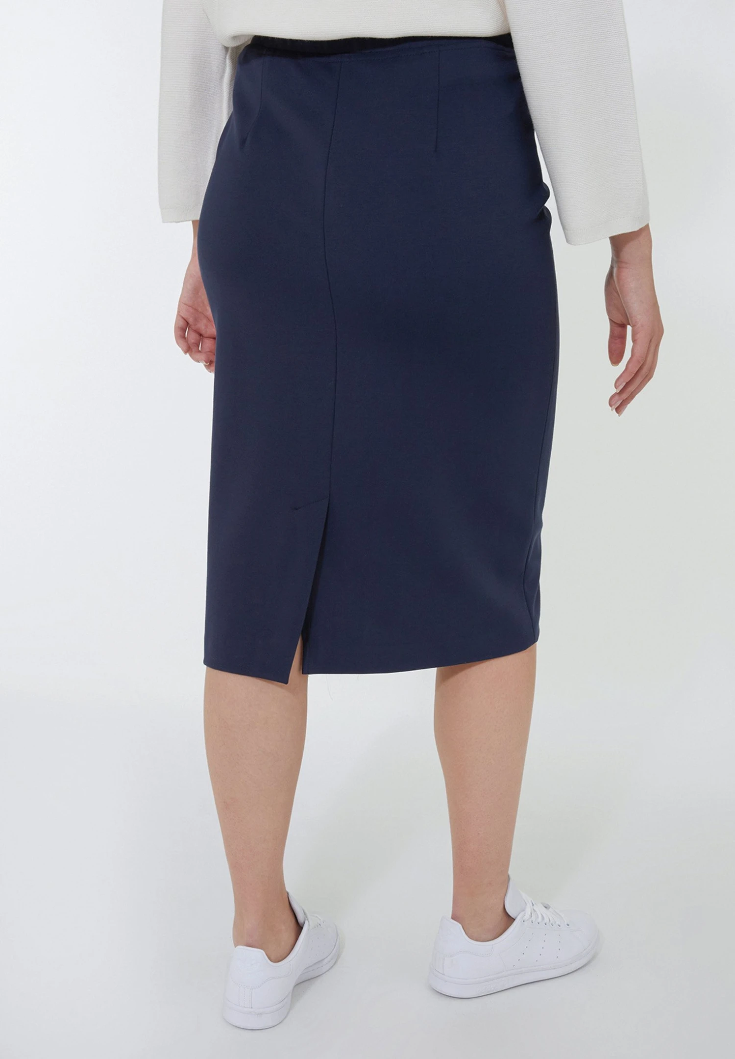 ELENA MIRO In Punto Milano - Falda De Tubo - Blu - Imagen 3