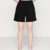 Marc O'Polo Essential Elastic Waist Pleats French Pockets - Shorts - Black