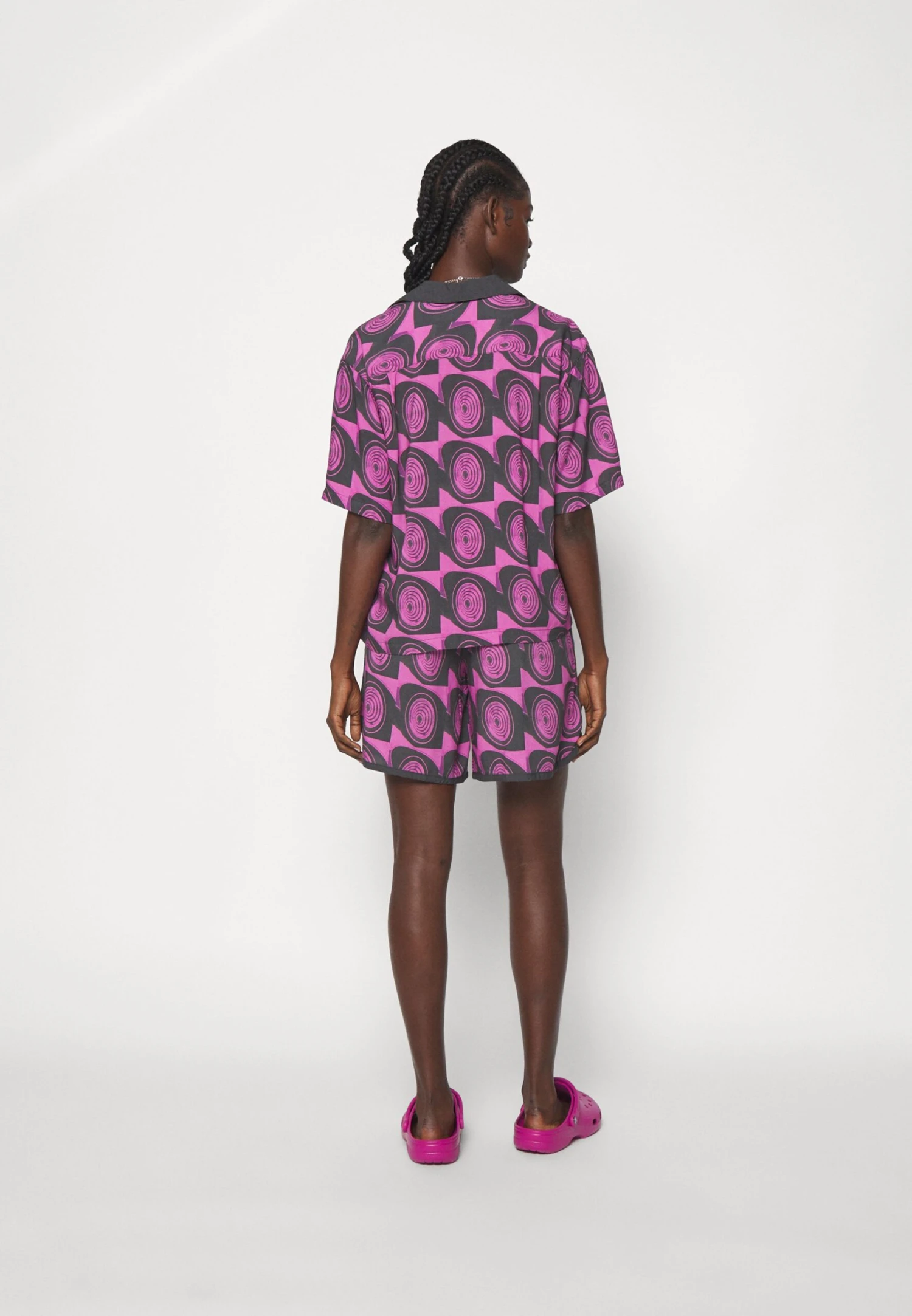 Obey Clothing Maria - Shorts - Very Fuchsia Multi - Imagen 4