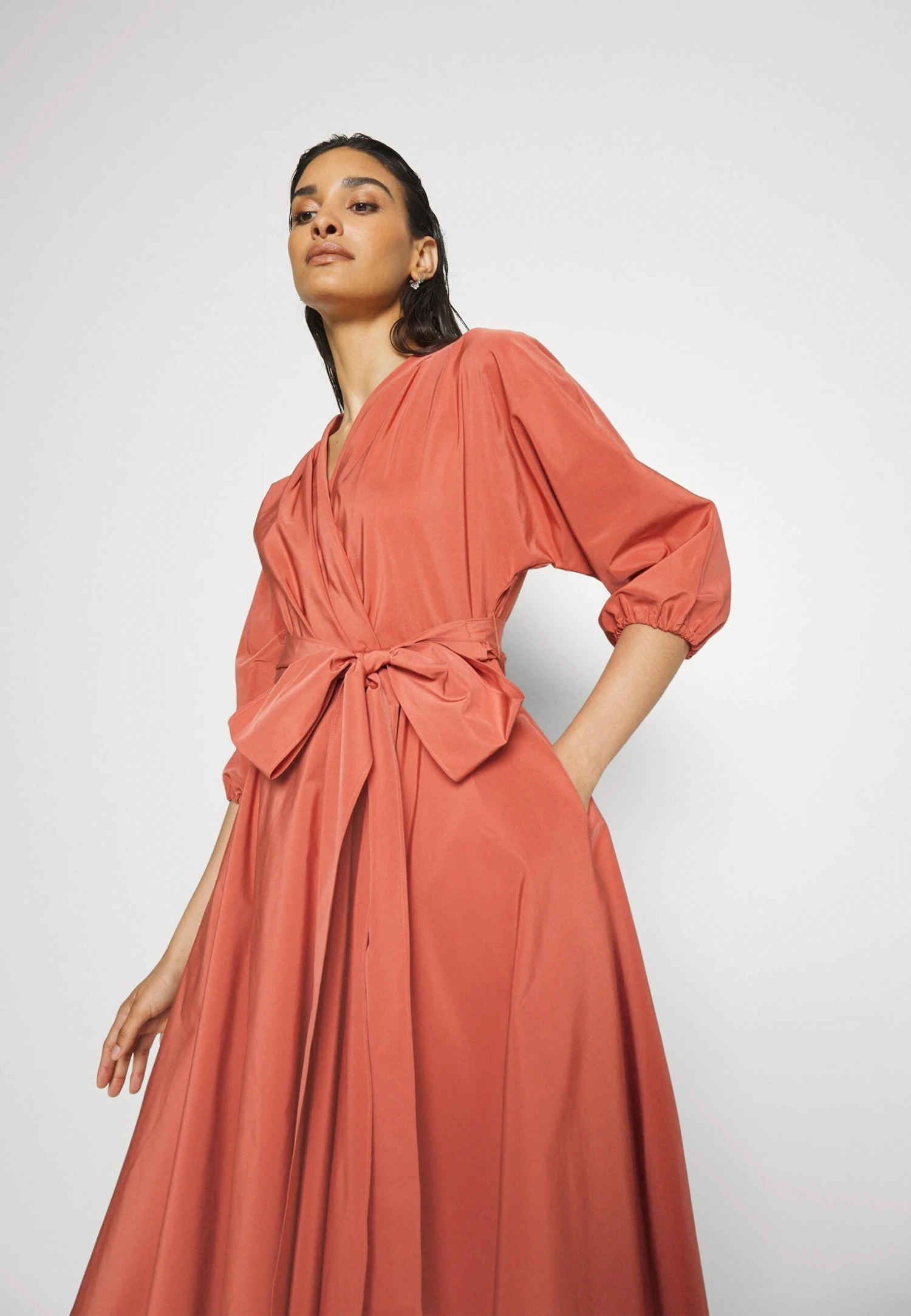 Negozi - Vestido De Cóctel - Terracotta - Imagen 4