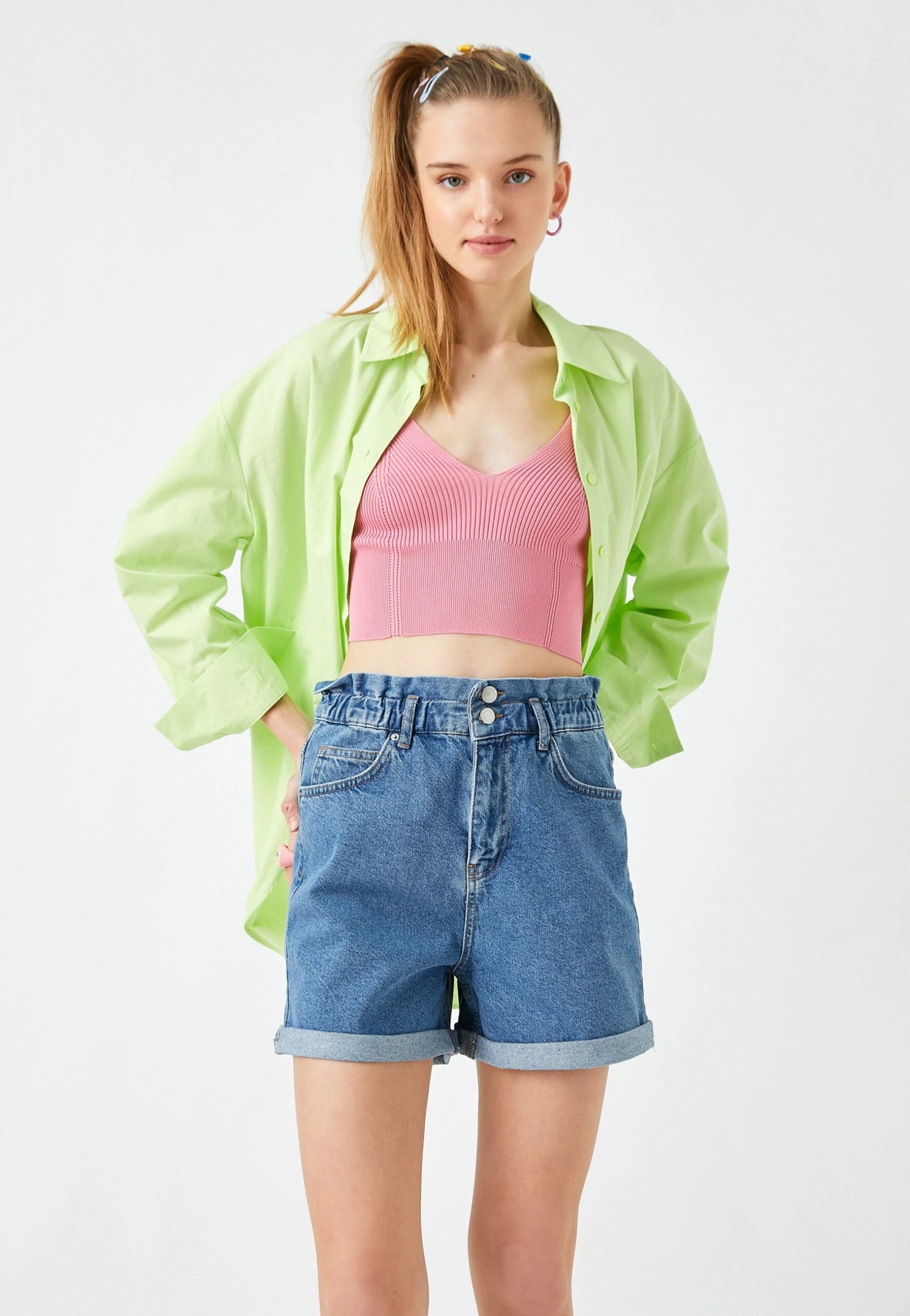 Koton Shorts Vaqueros - Mid Indigo