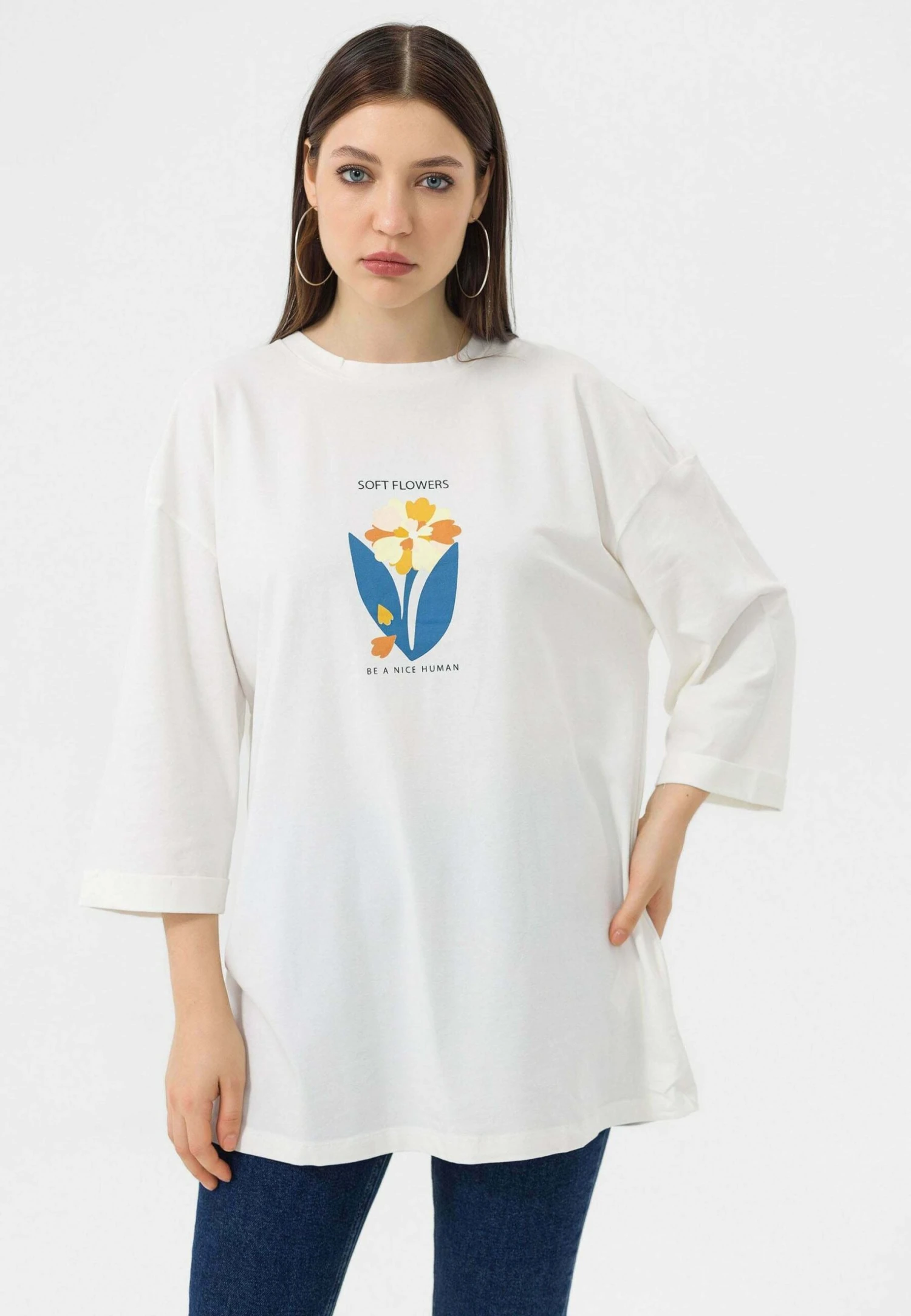 Camiseta De Manga Larga - Ecru - Imagen 7