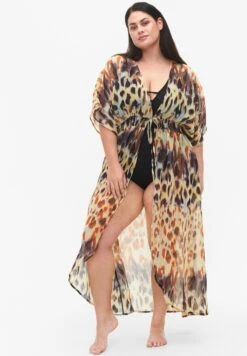 Zizzi Med Print - Complementos De Playa - Abstract Leopard
