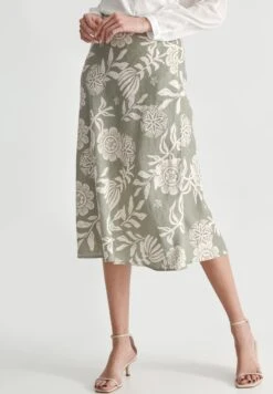 Subira - Falda Acampanada - Khaki