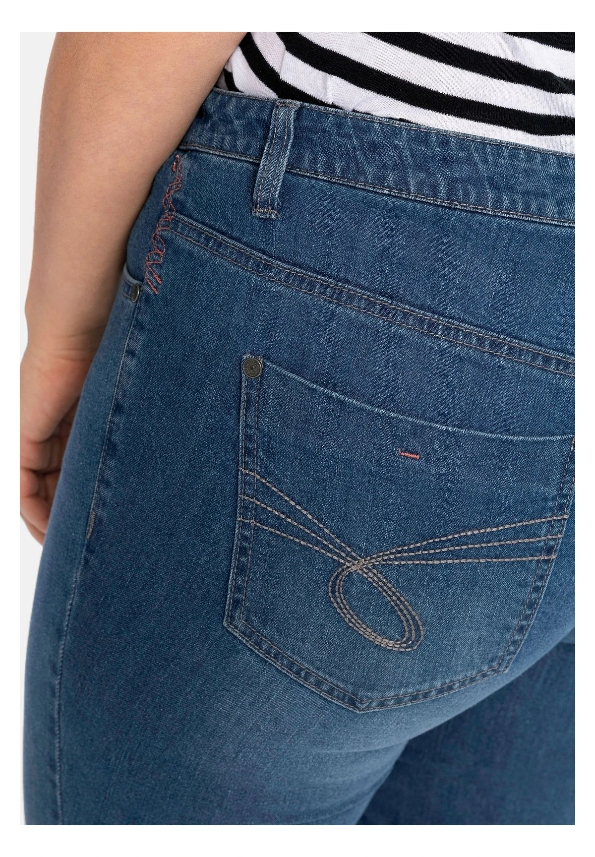 Sheego Vaqueros Slim Fit - Blue Denim - Imagen 3