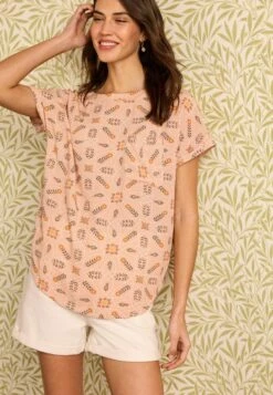 Next Boxy Standard - Camiseta Estampada - Blush Pink