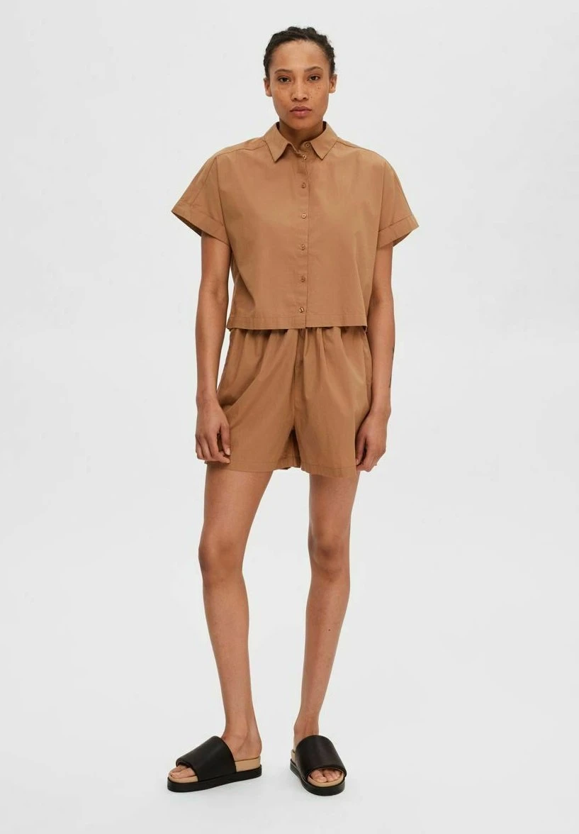 Selected Femme Shorts - Tan - Imagen 2