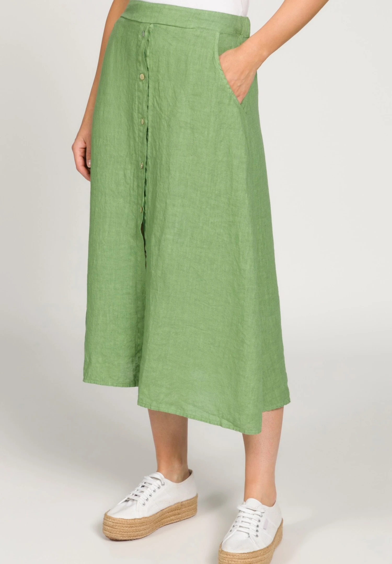 Falda Acampanada - Schilf - Imagen 2