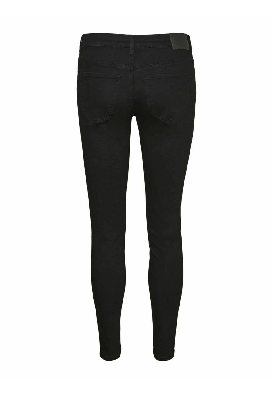 Vero Moda Vmlydia Skinny - Vaqueros Pitillo - Black Denim - Imagen 2
