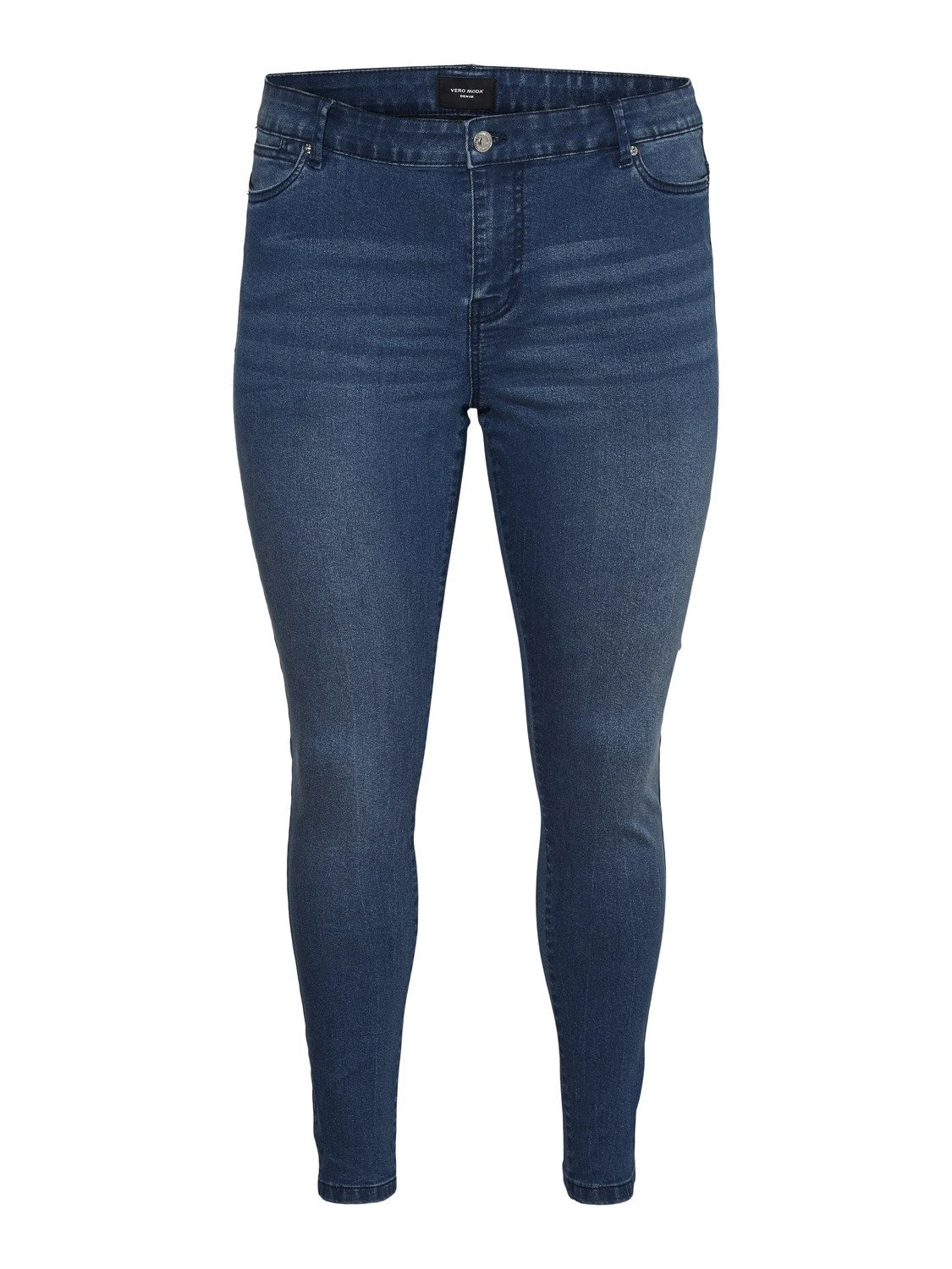Vero Moda Curve Vmludy Slim Curve - Jeggings - Medium Blue Denim - Imagen 4