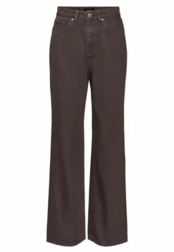 Vero Moda High Waist Kithy- Vaqueros A Campana - Coffee Bean