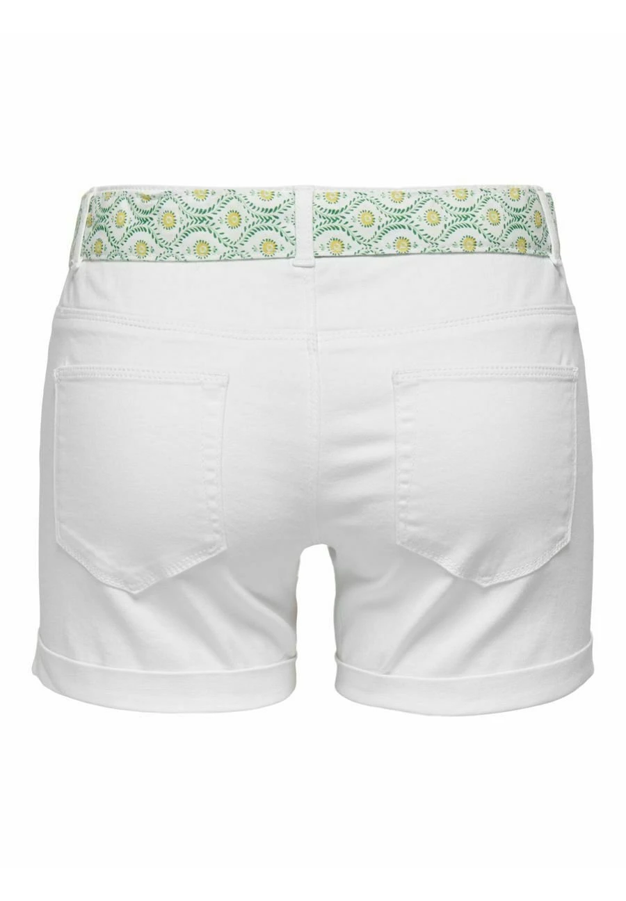 ONLY Shorts Vaqueros - Bright White - Imagen 2