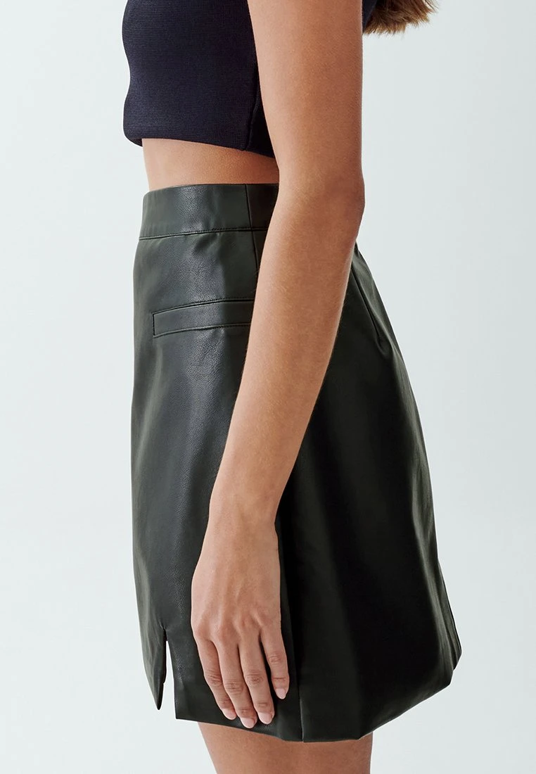 Calli Isla- Falda Acampanada - Black Pu - Imagen 5