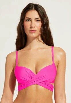 Calzedonia Indonesia Soft Padded - Top De Bikini -Bright Pink