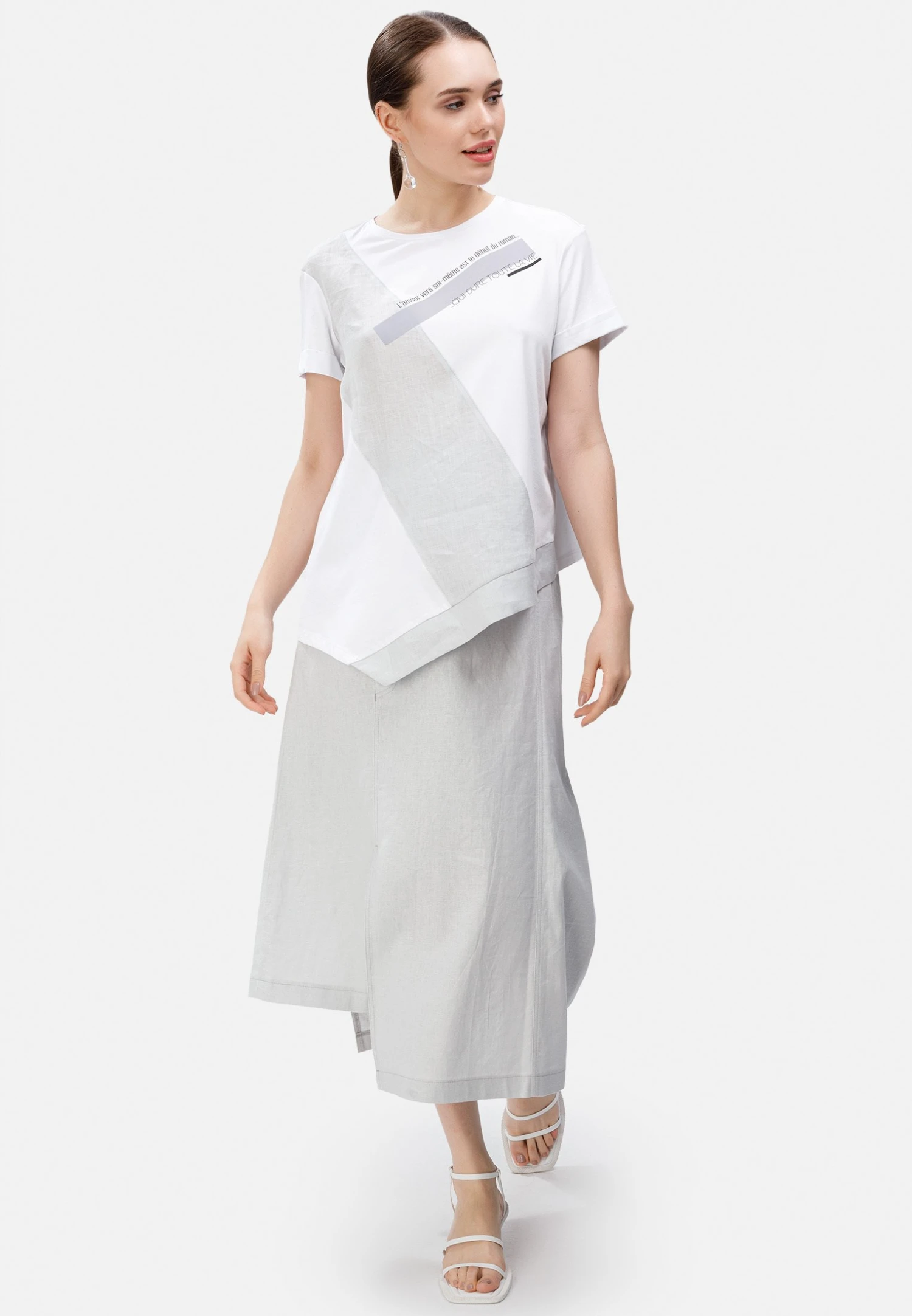 HELMIDGE Camiseta Estampada - Weiss - Imagen 2