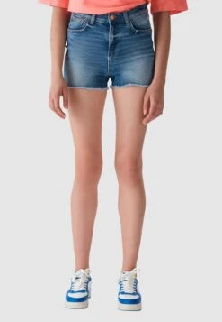 LTB Layla Linore X Undamaged Wash - Shorts Vaqueros - Blau