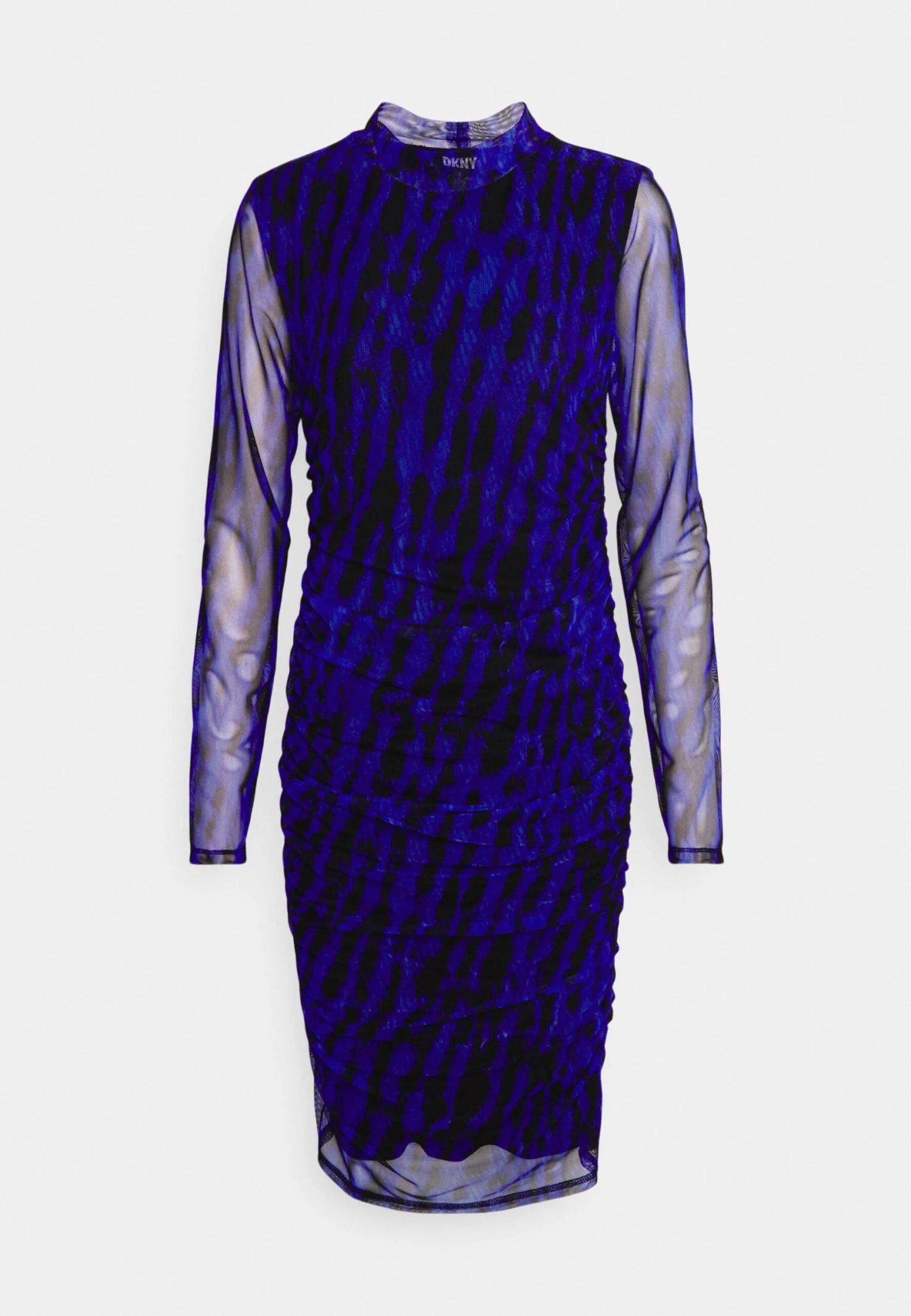 DKNY Crewneck Dress - Vestido De Cóctel - Deep Cobalt Multi - Imagen 5