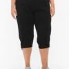 Zizzi Capri - Shorts - Black
